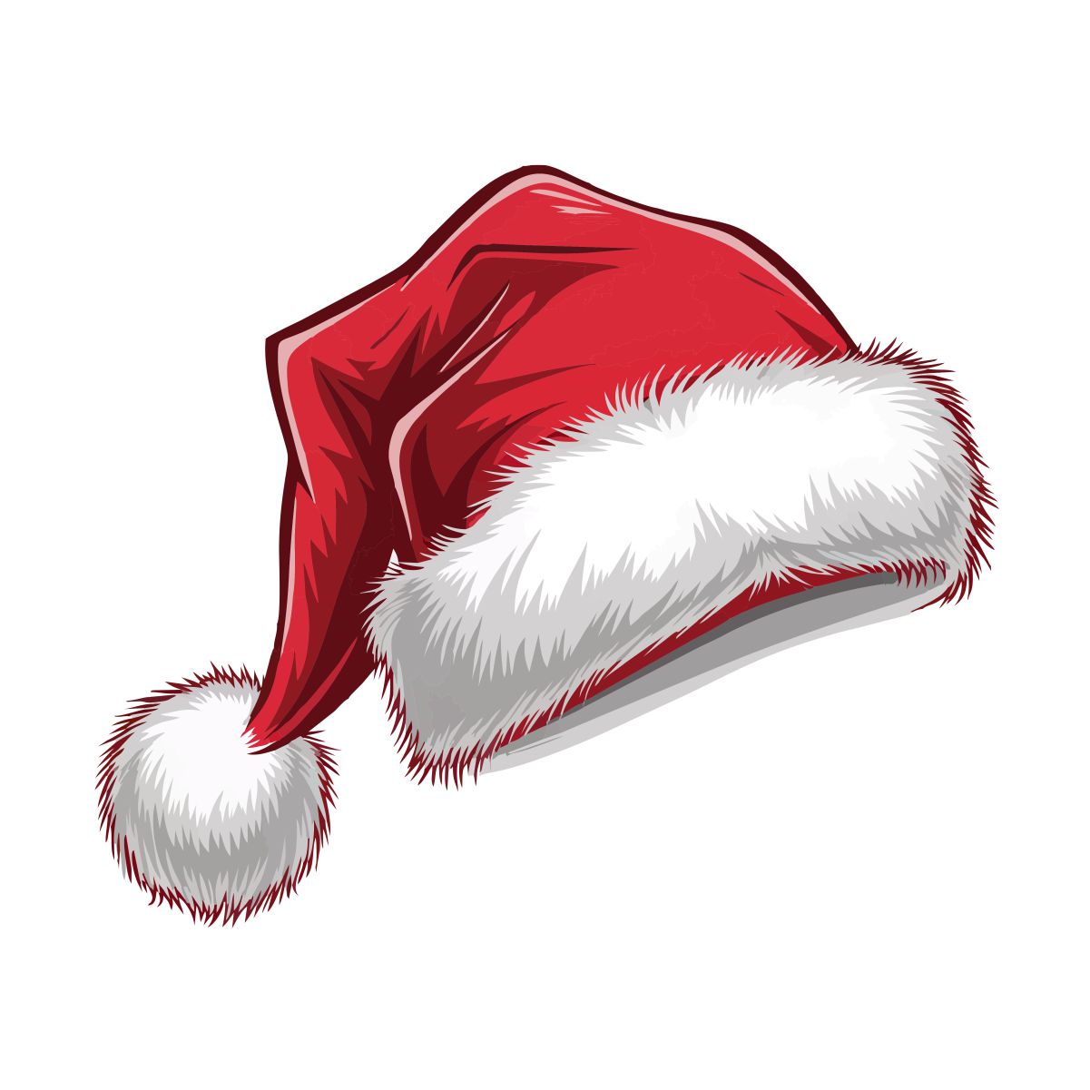 Balti UNISEX krekli "Ziemassvētku cepurīt"