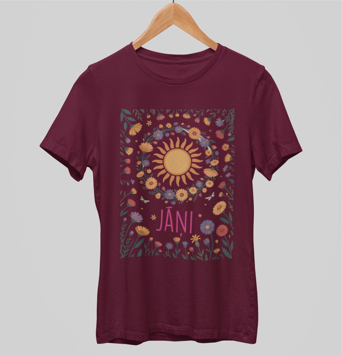 Bordo krāsas uniseksa "Mūsu svētki"