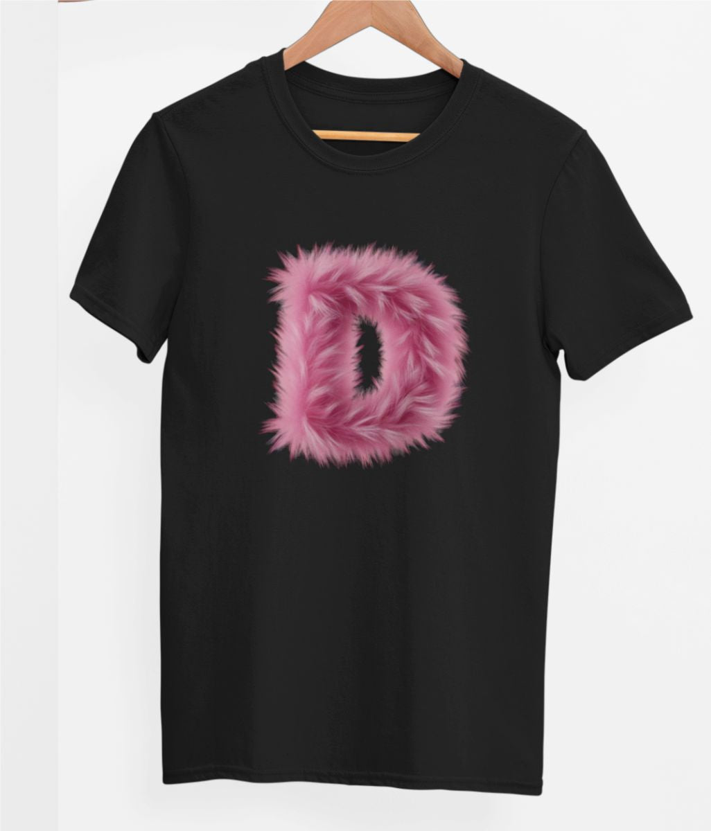 Mustad UNISEX T-särgid "D täht"
