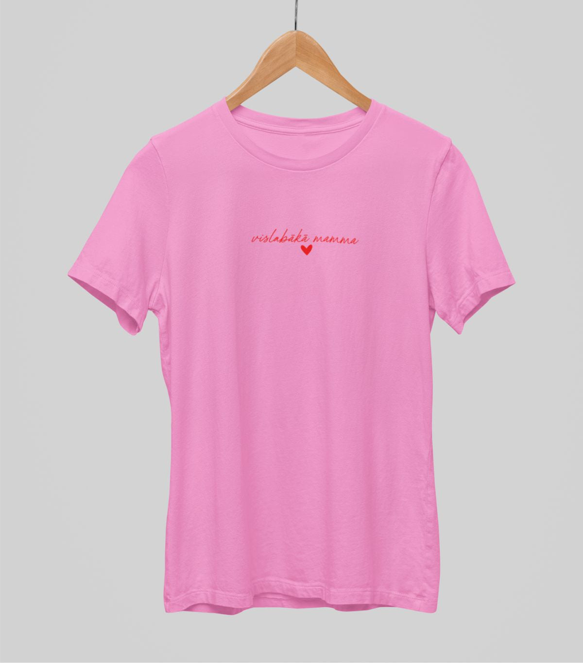 Rozā UNISEX krekli "Vislabākā mamma"