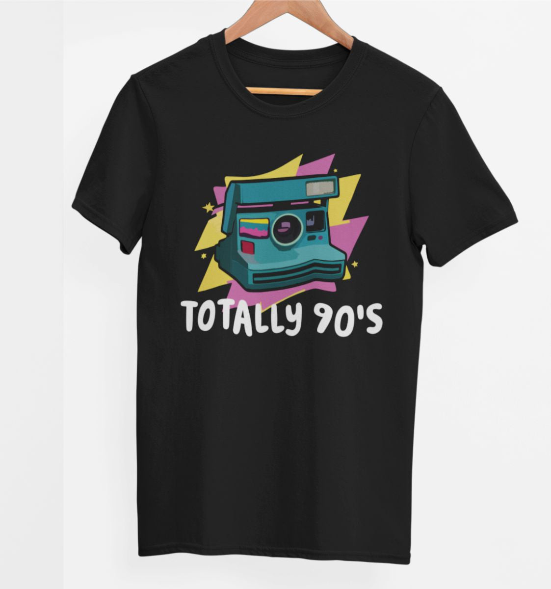 Mustad UNISEX T-särgid "Totally 90's"