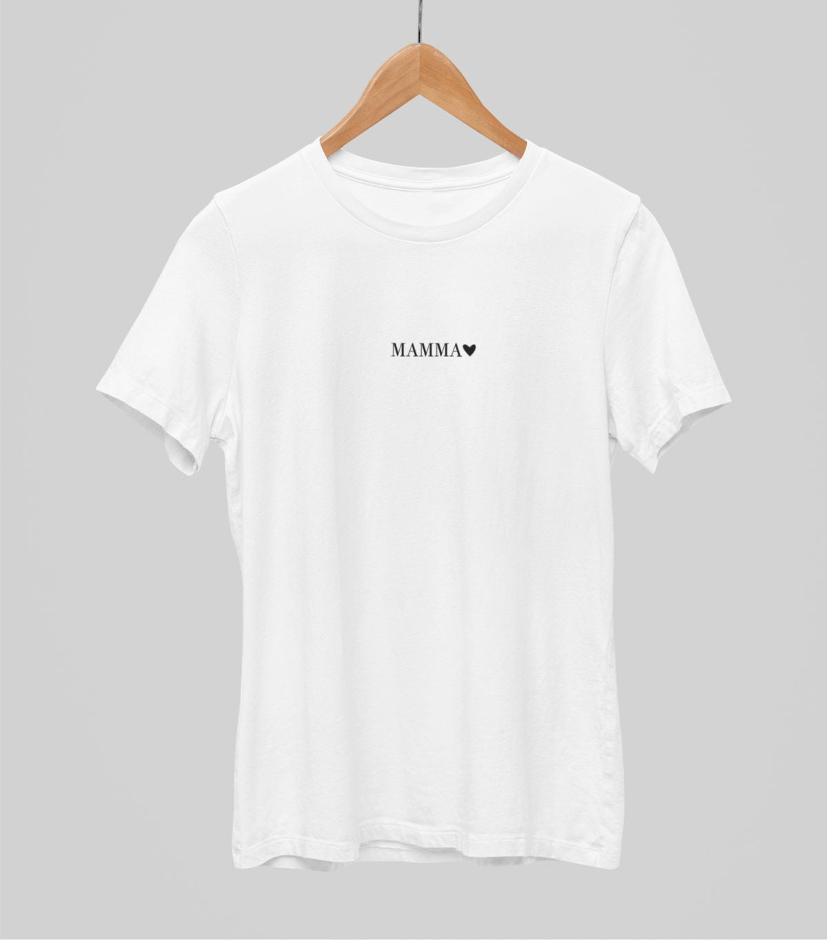 Balti UNISEX krekli "Mamma ar sirsniņu"