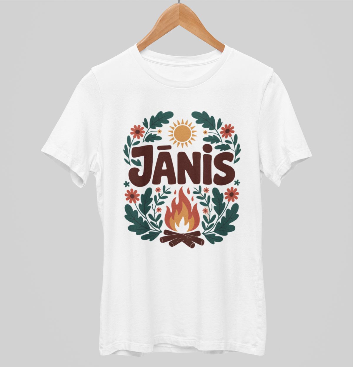 Balti UNISEX krekli "Jānis"