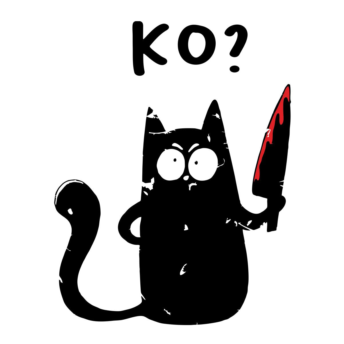 Balti UNISEX krekli "Ko?"