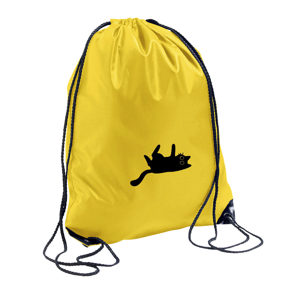 Dzeltena sporta mugursoma "Kaķītis"