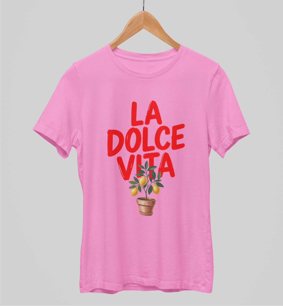 Rozā UNISEX krekli "La dolce vita"