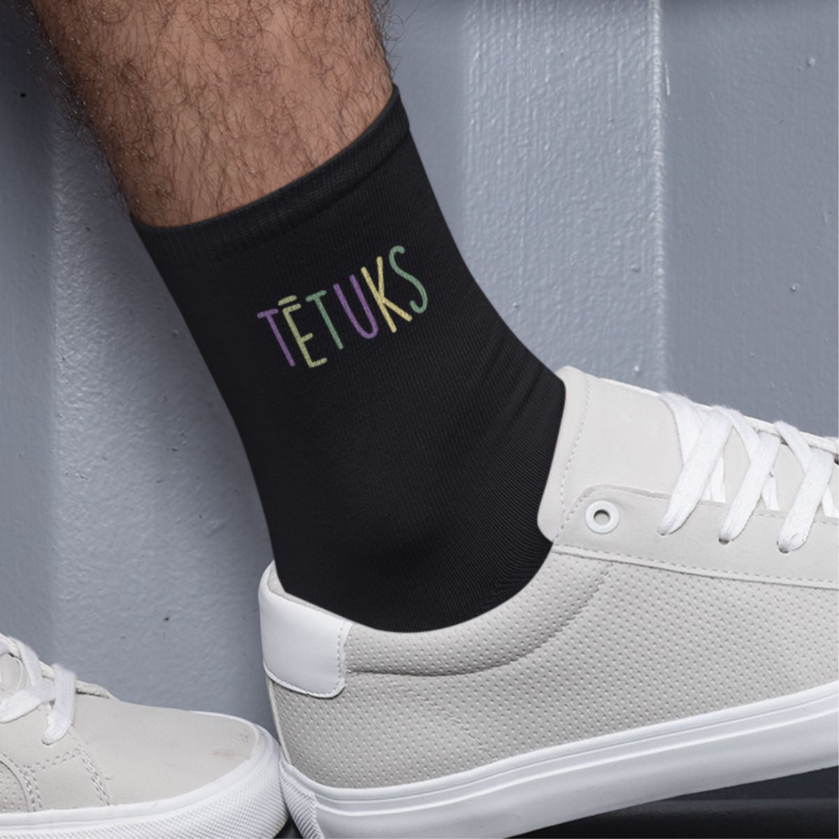 Melnas zeķes "Tētuks"