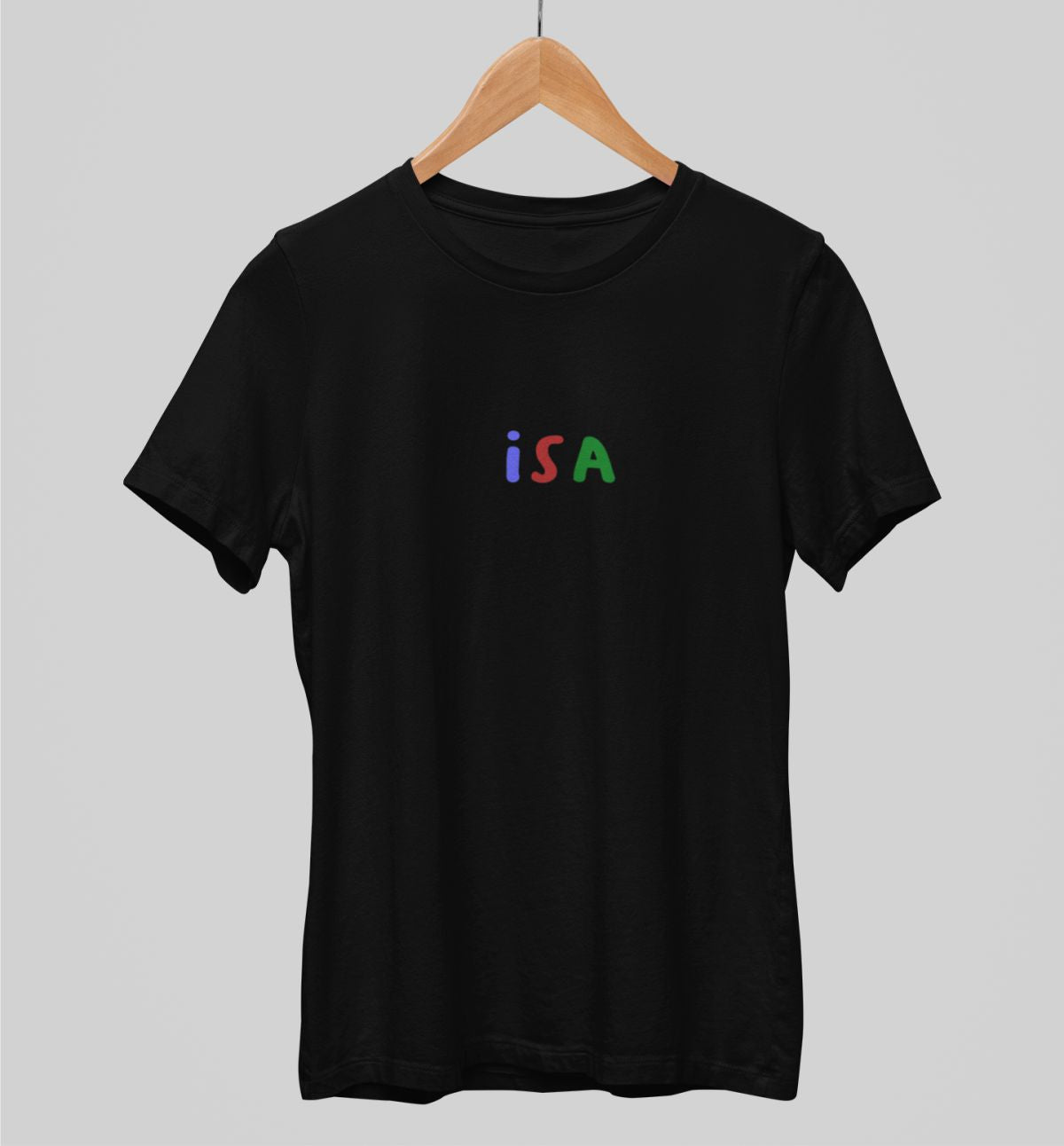 Must unisex T-särk "ISA" (Copy)