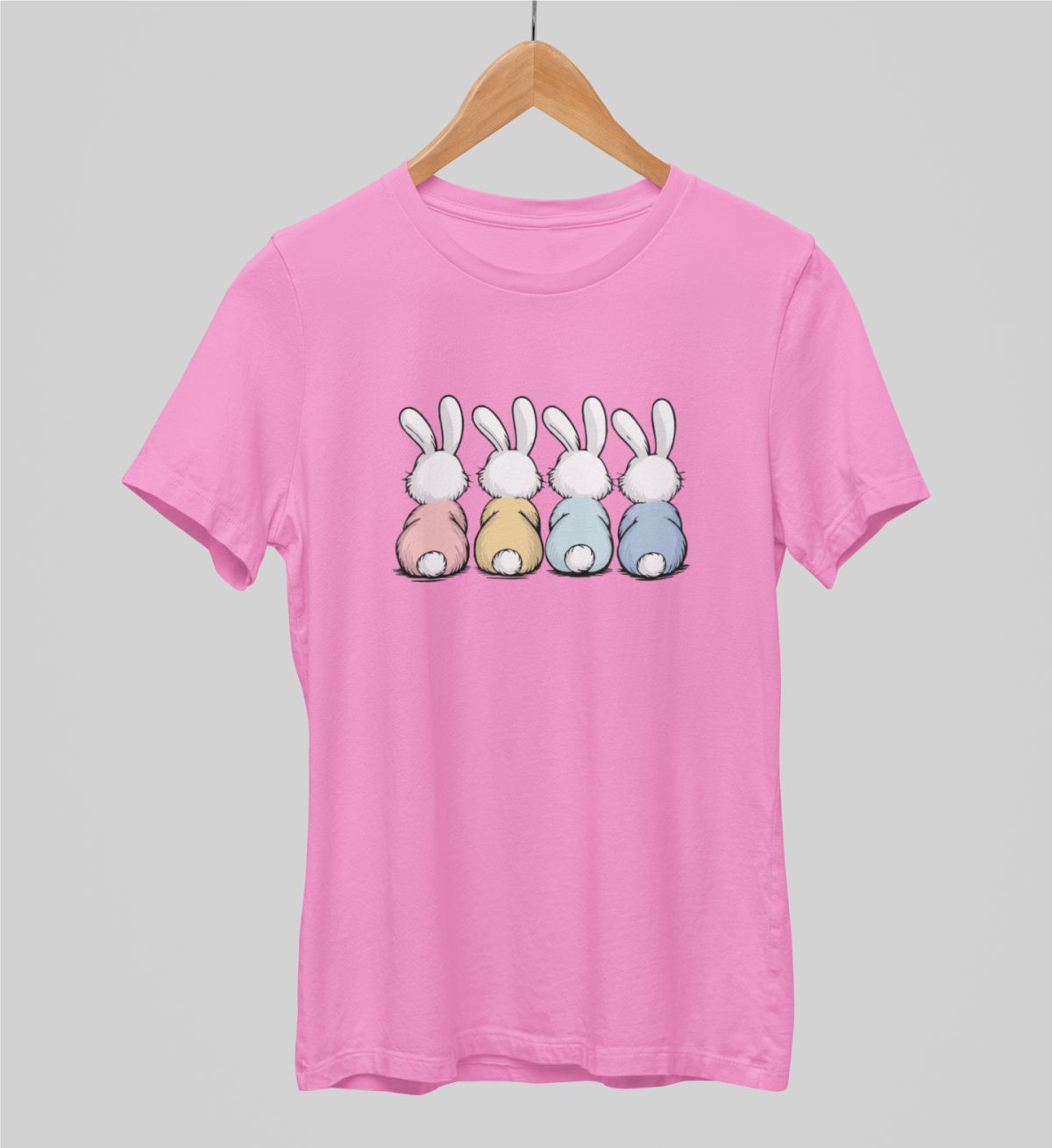 Rozā UNISEX krekli "Pūkainās astītes"