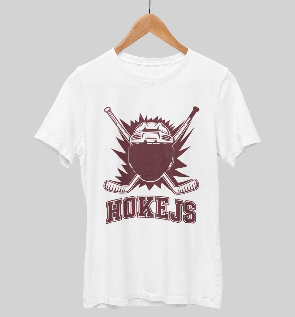 Balti UNISEX krekli "Hokejs"