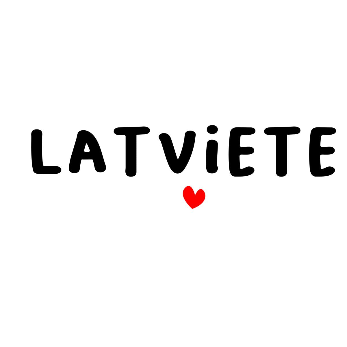 Balti UNISEX krekli "Latviete"