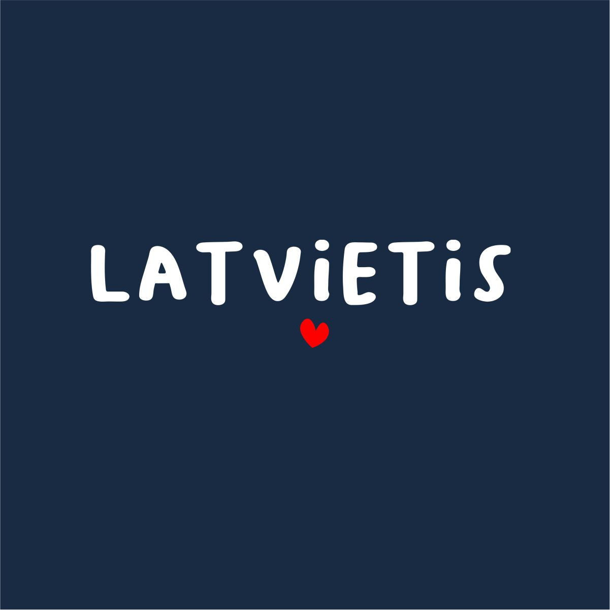 Zils UNISEX džemperis bez kapuces "Latvietis"