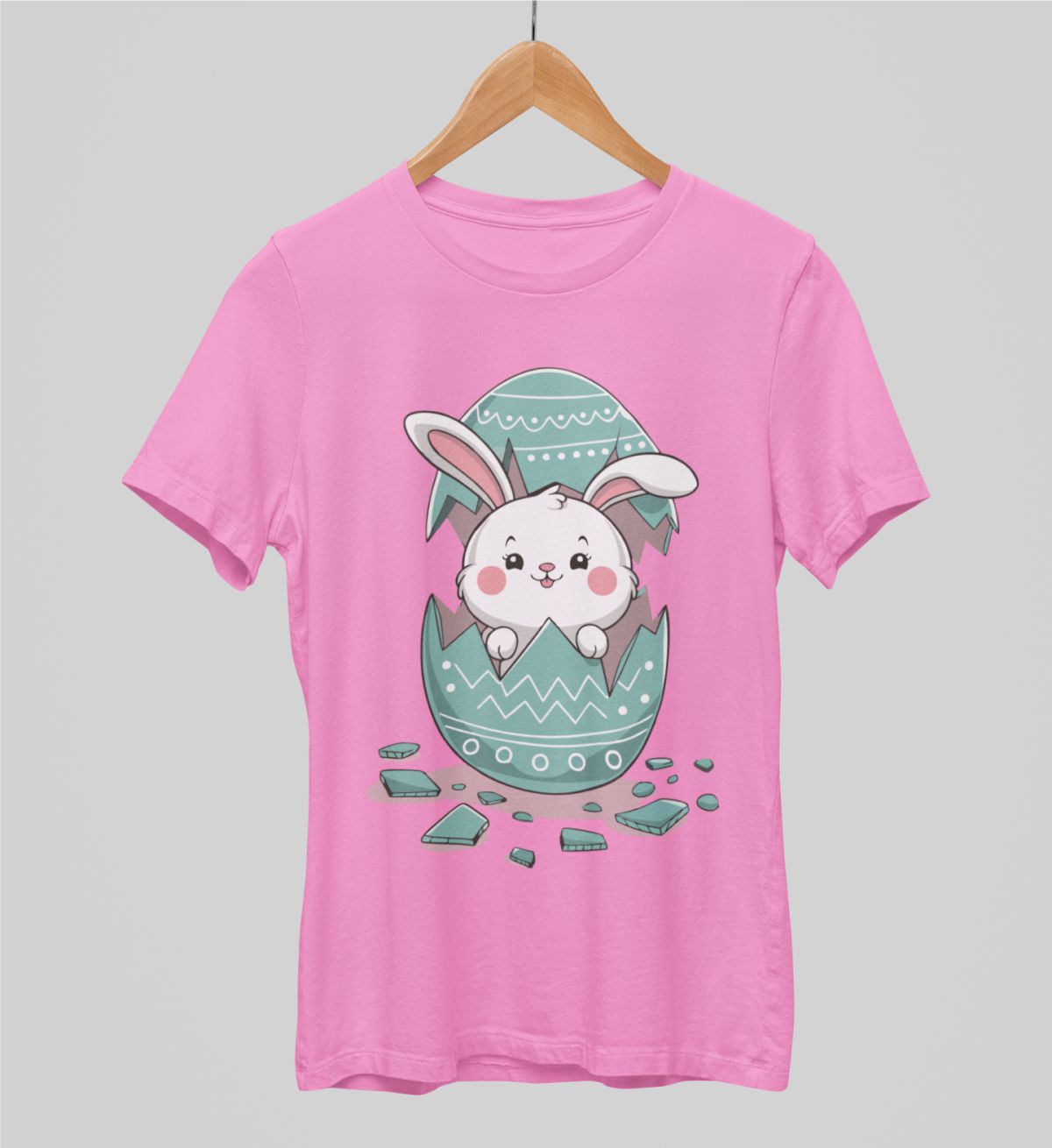 Rozā UNISEX krekli "Lieldienu pārsteigums"