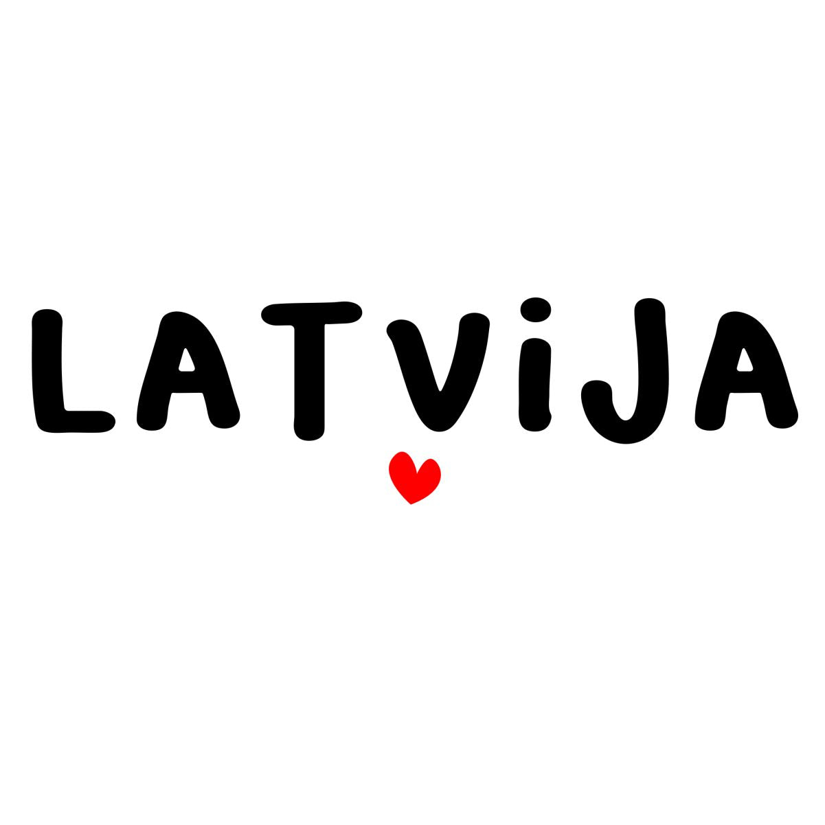 Balti UNISEX krekli "Latvija"