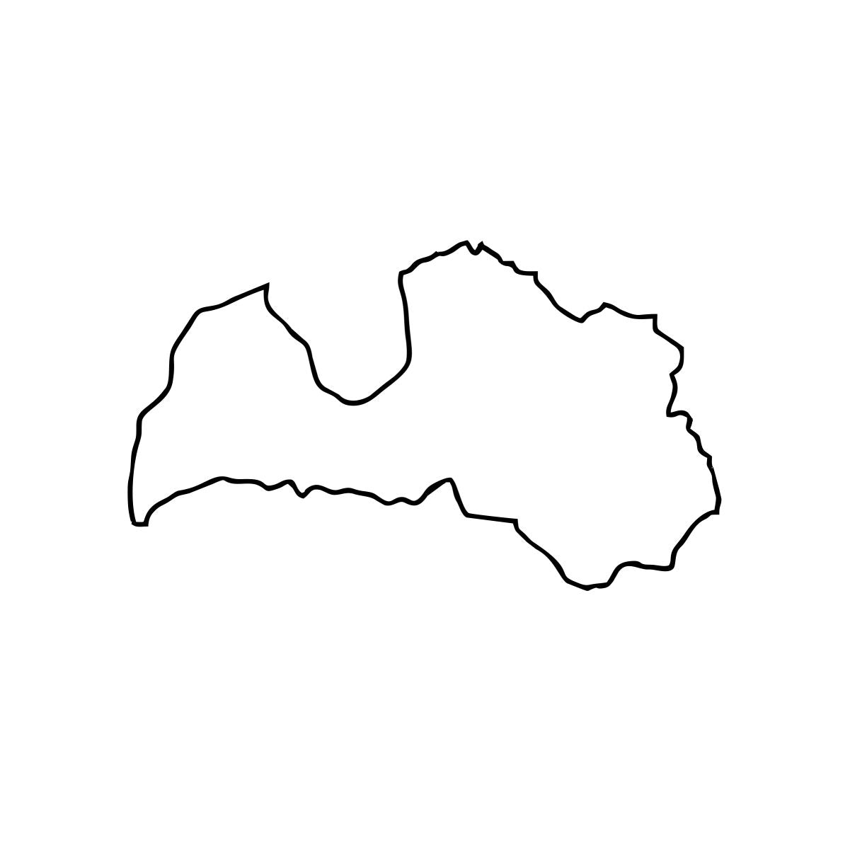 Balts UNISEX džemperis bez kapuces "Latvijas kontūras"