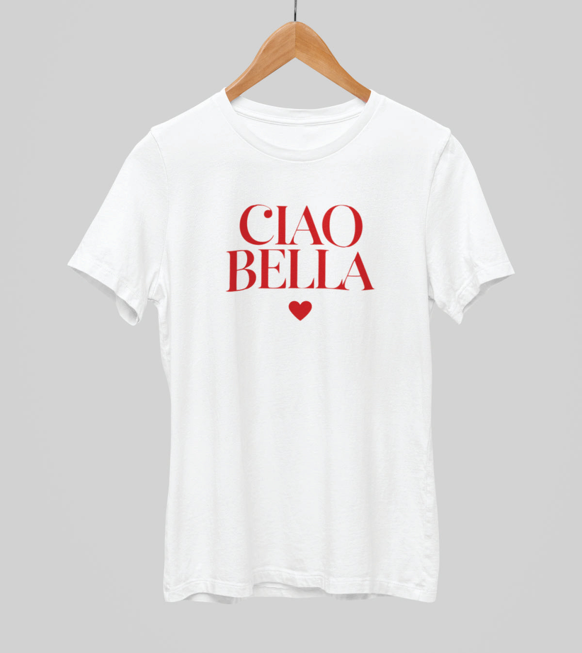 Balti UNISEX krekli "CIAO BELLA"