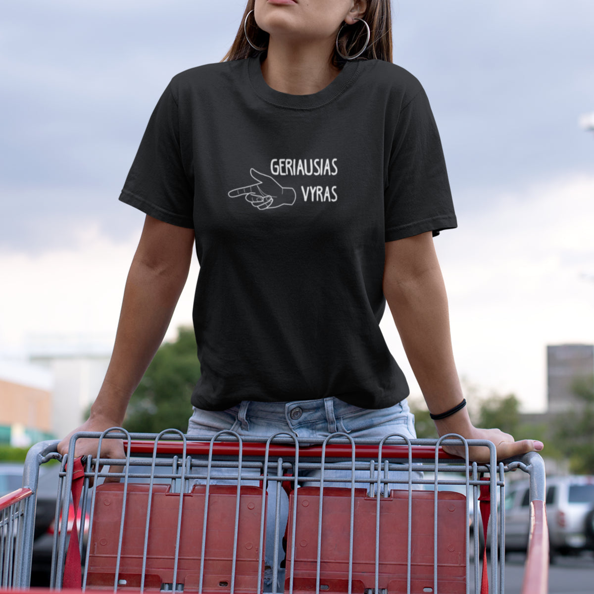 Melni unisex krekli pāriem "Labākā izvēle"