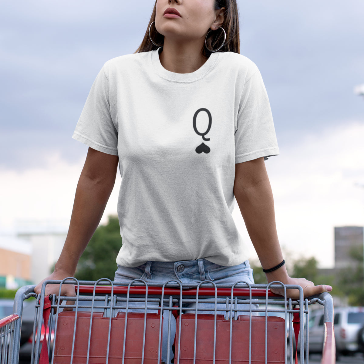 Valged unisex T-särgid paaridele „Veini kuningad“