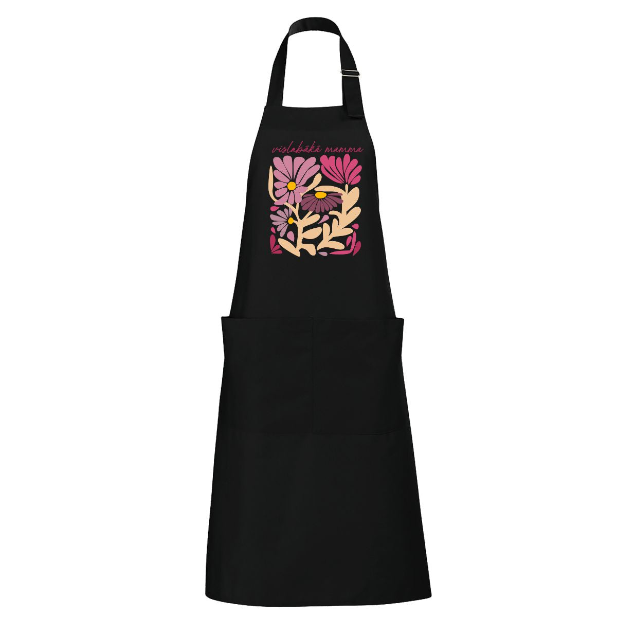 Mels garš priekšauts Mammas puķu dārzs