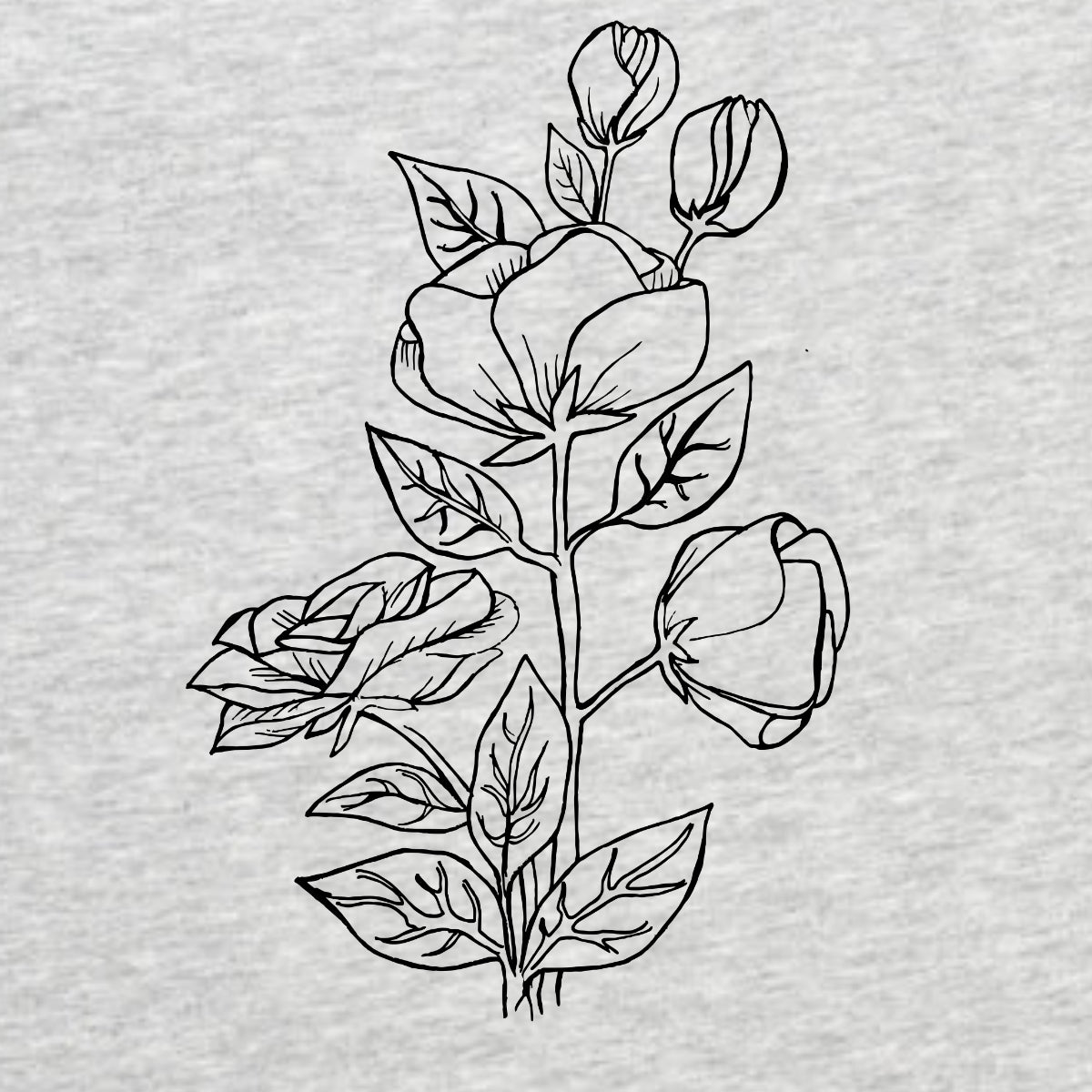 Hall Melange UNISEX T-särk Roosioks