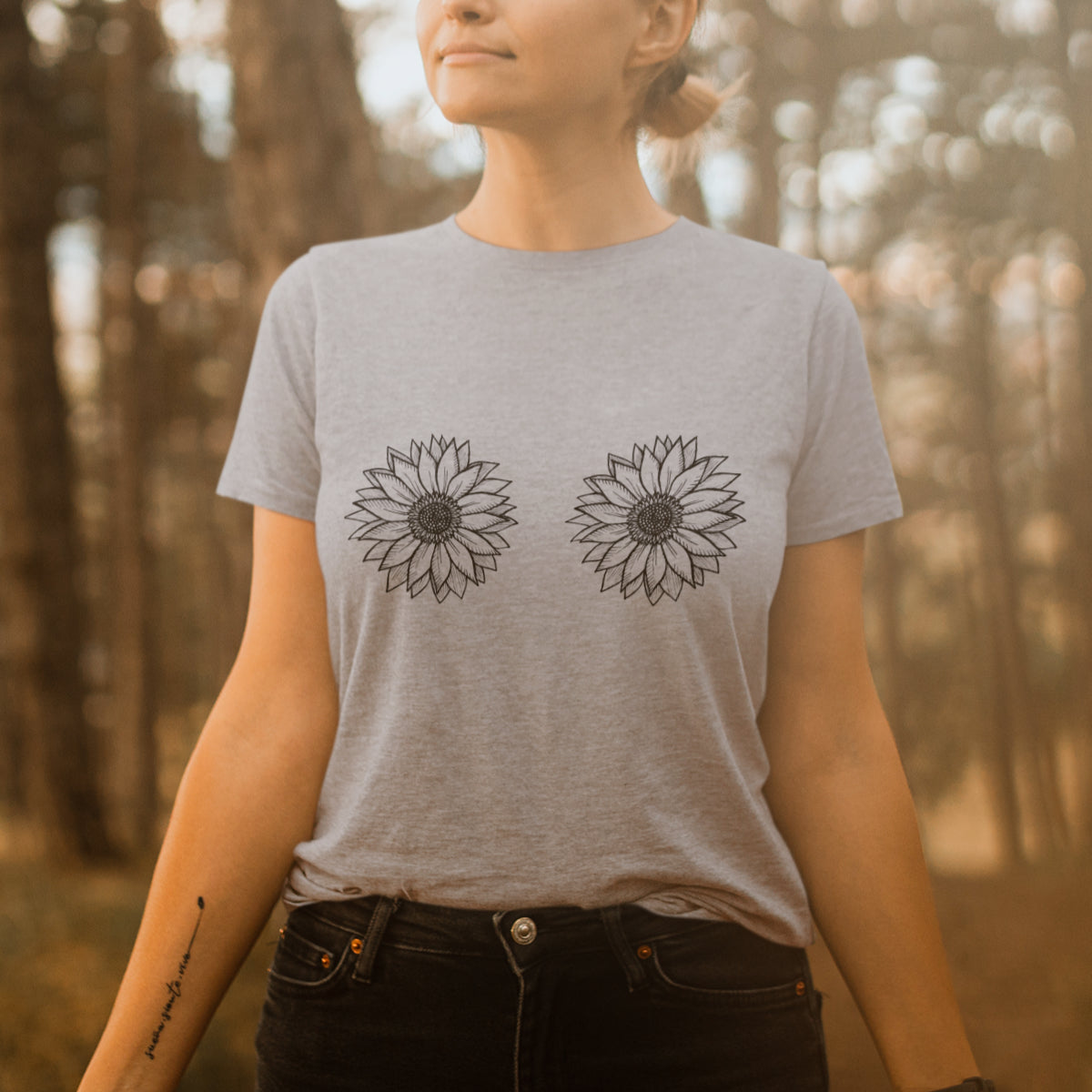 Hall Melange UNISEX T-särk Päevalilled